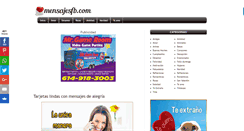 Desktop Screenshot of mensajesfb.com